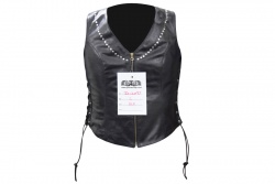 Ladies leather Vests